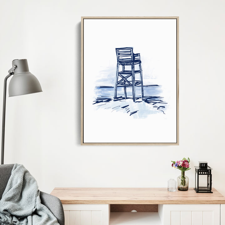 Blue Lifeguard Tower - Jetty Home