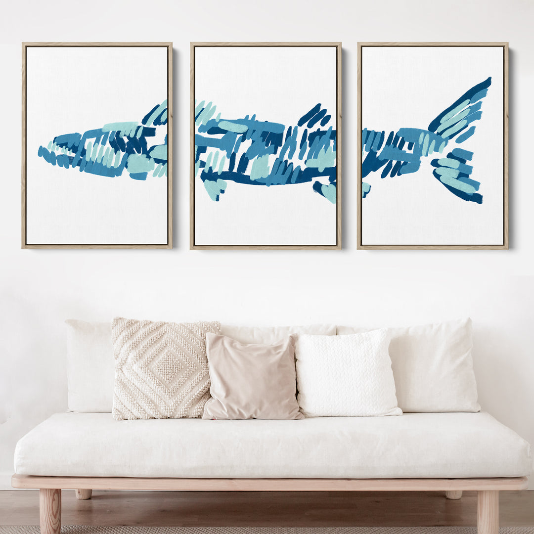 The Barracuda Triptych - Set of 3
