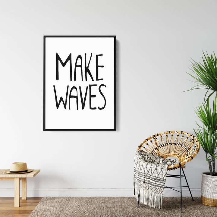 Black & White Make Waves - Jetty Home