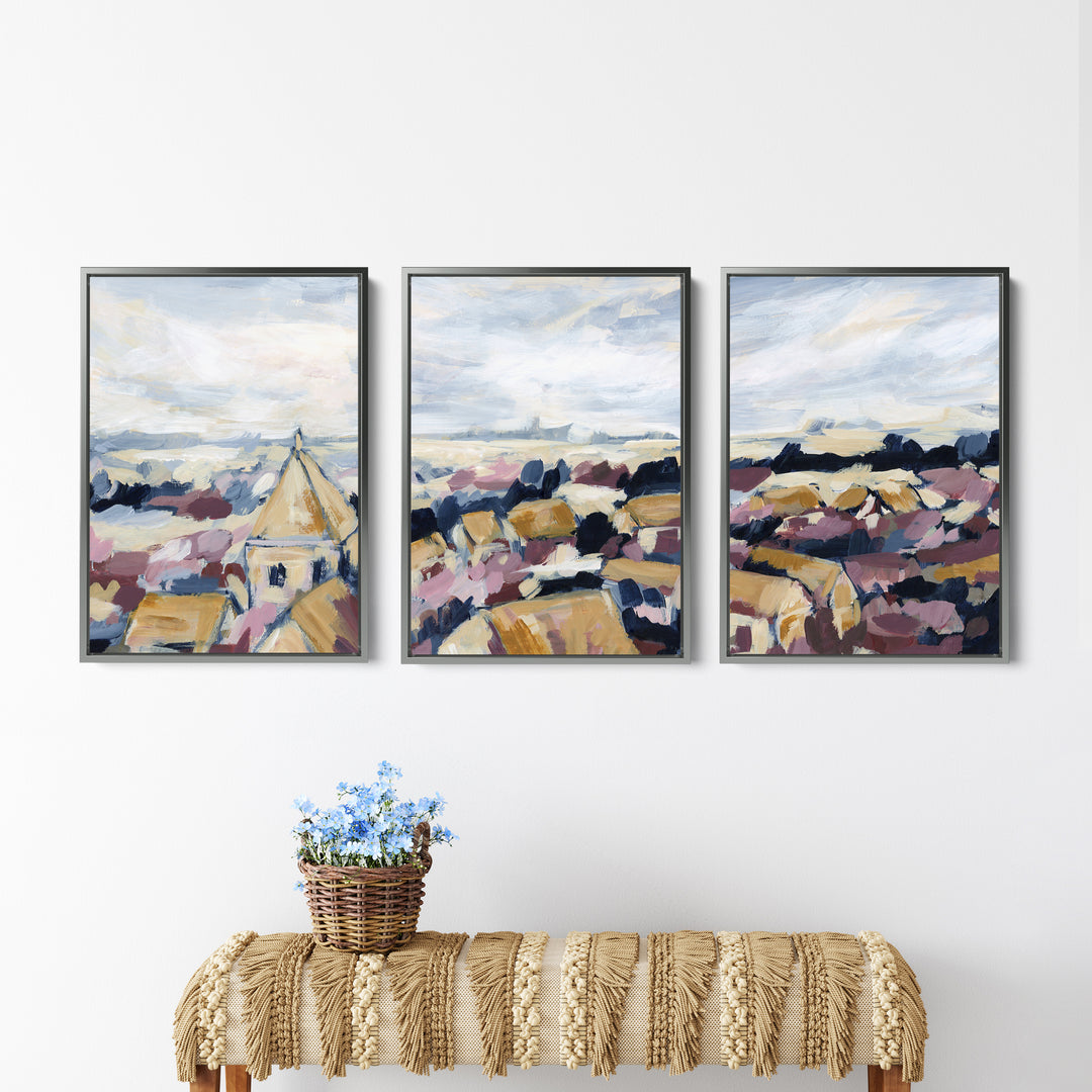 Faded Facades Triptych - Set of 3 - Jetty Home