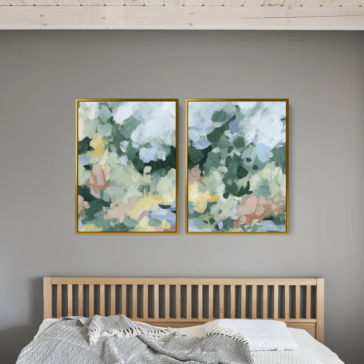 Floral Echoes Diptych - Set of 2 - Jetty Home