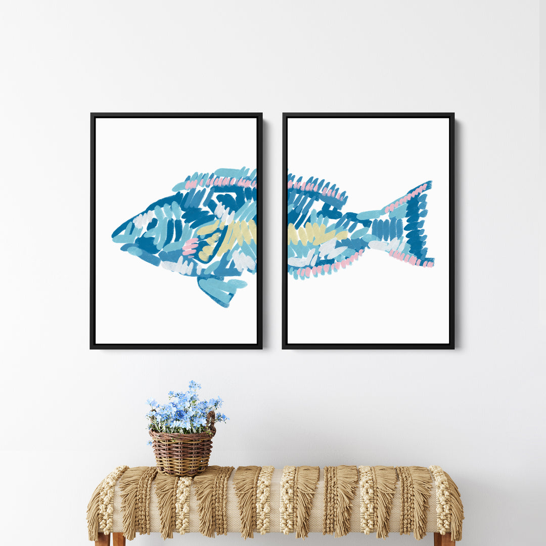 The Parrotfish Diptych - Set of 2