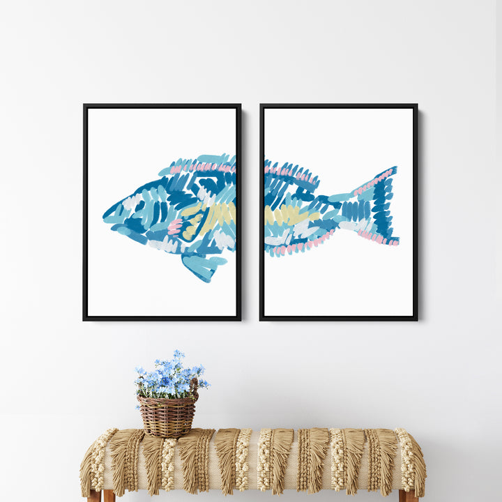 The Parrotfish Diptych - Set of 2