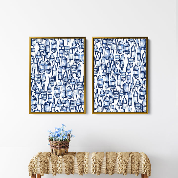 By the Buoys Diptych - Set of 2 - Jetty Home