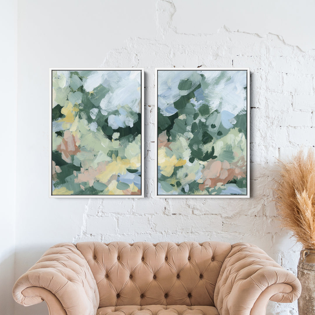 Floral Echoes Diptych - Set of 2 - Jetty Home