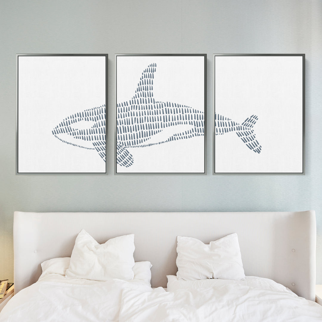 Orca Whale Illustration - Set of 3