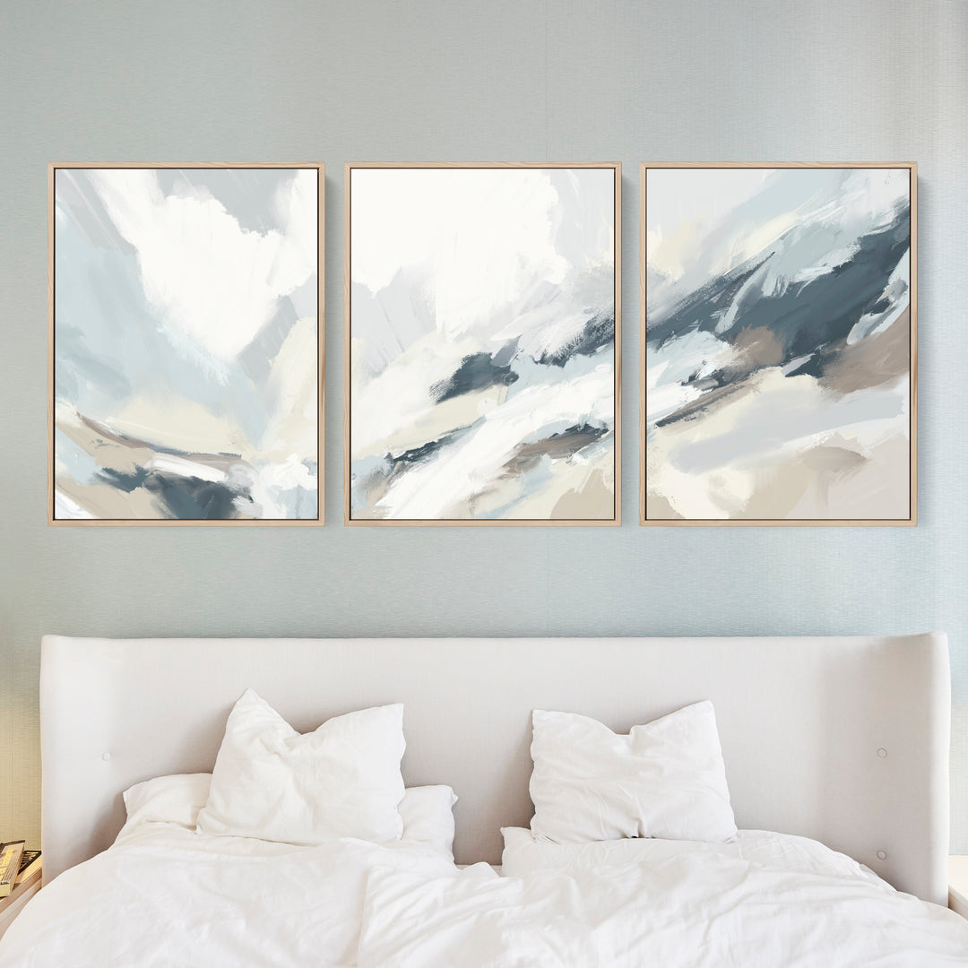 Wave Churn Triptych - Set of 3