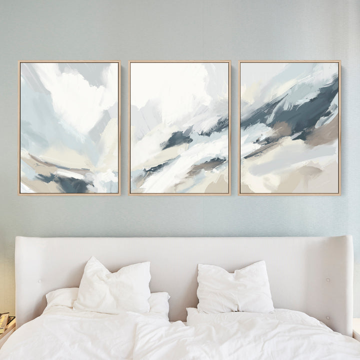 Wave Churn Triptych - Set of 3