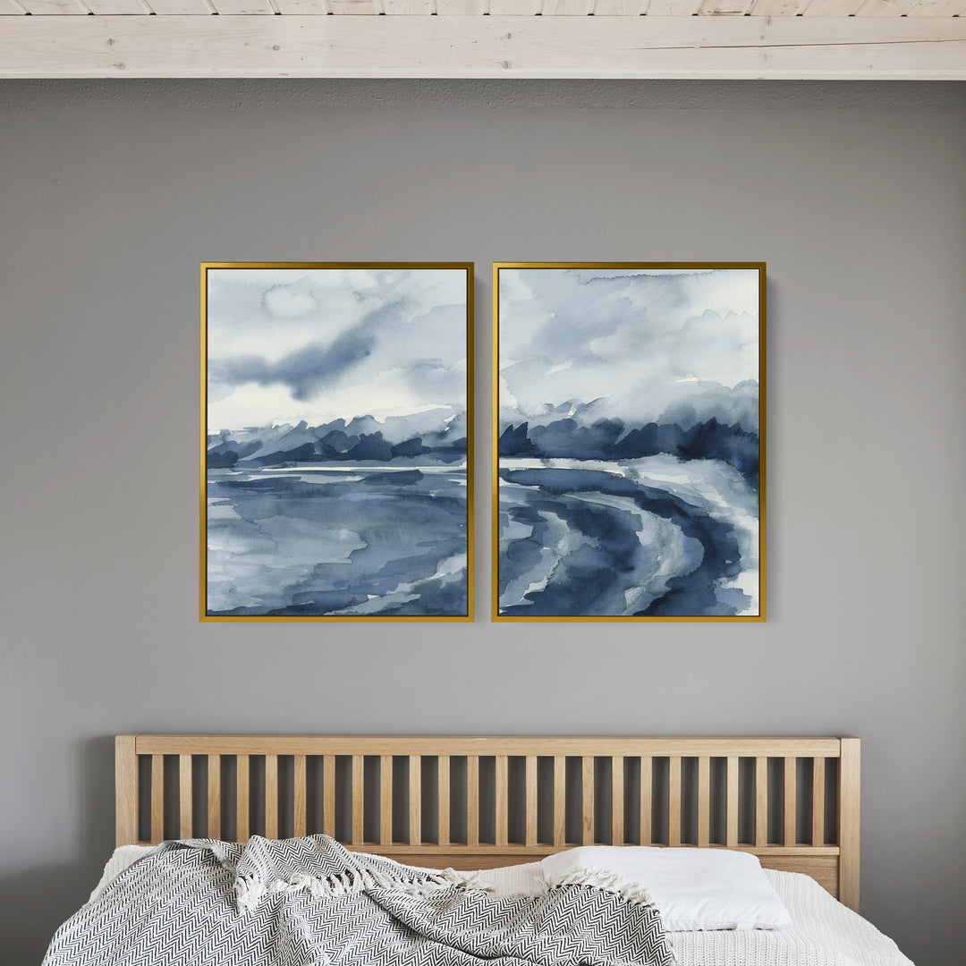 The Quiet Cove Diptych - Set of 2