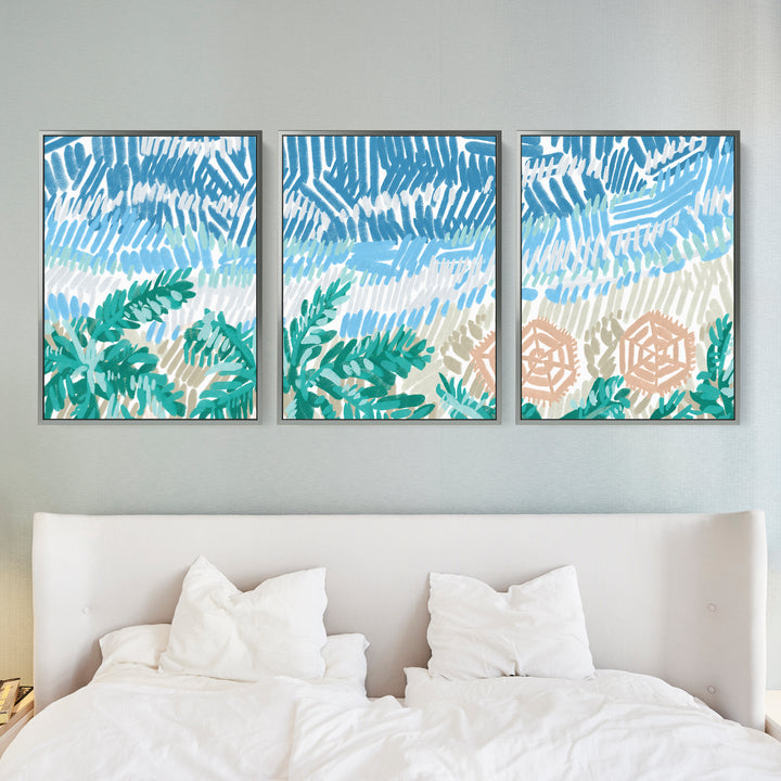 Between Tidelines Triptych - Set of 3