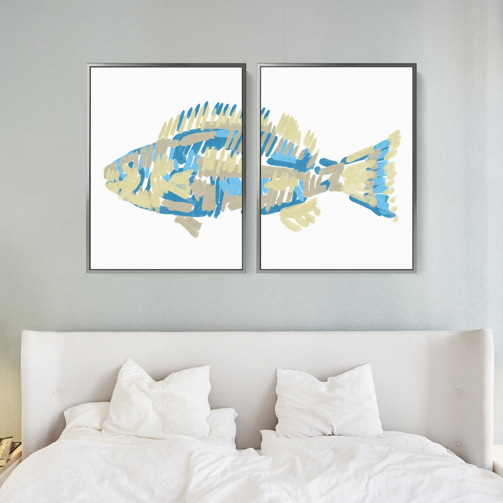 The Grouper Diptych - Set of 2
