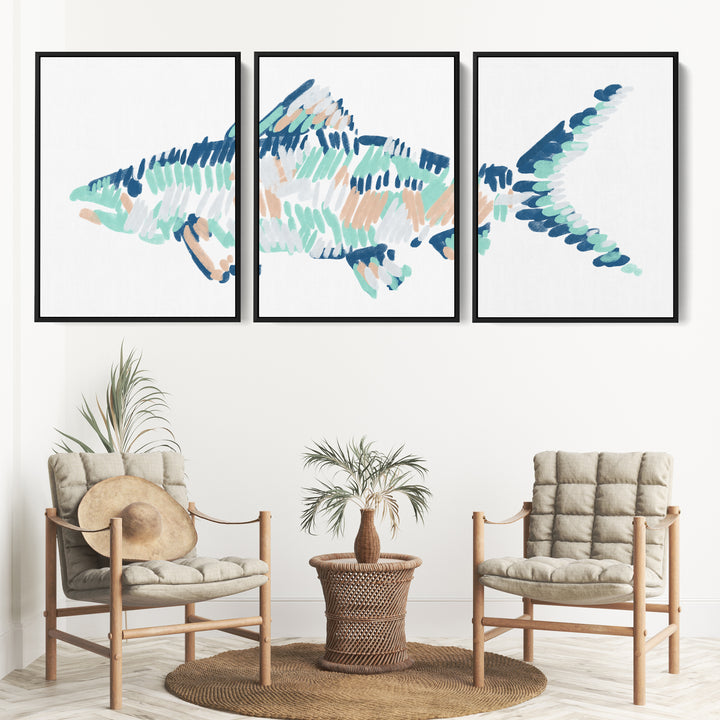The Bonefish Triptych - Set of 3