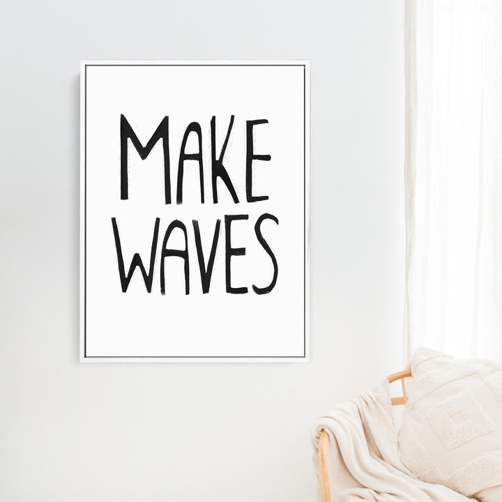 Black & White Make Waves - Jetty Home