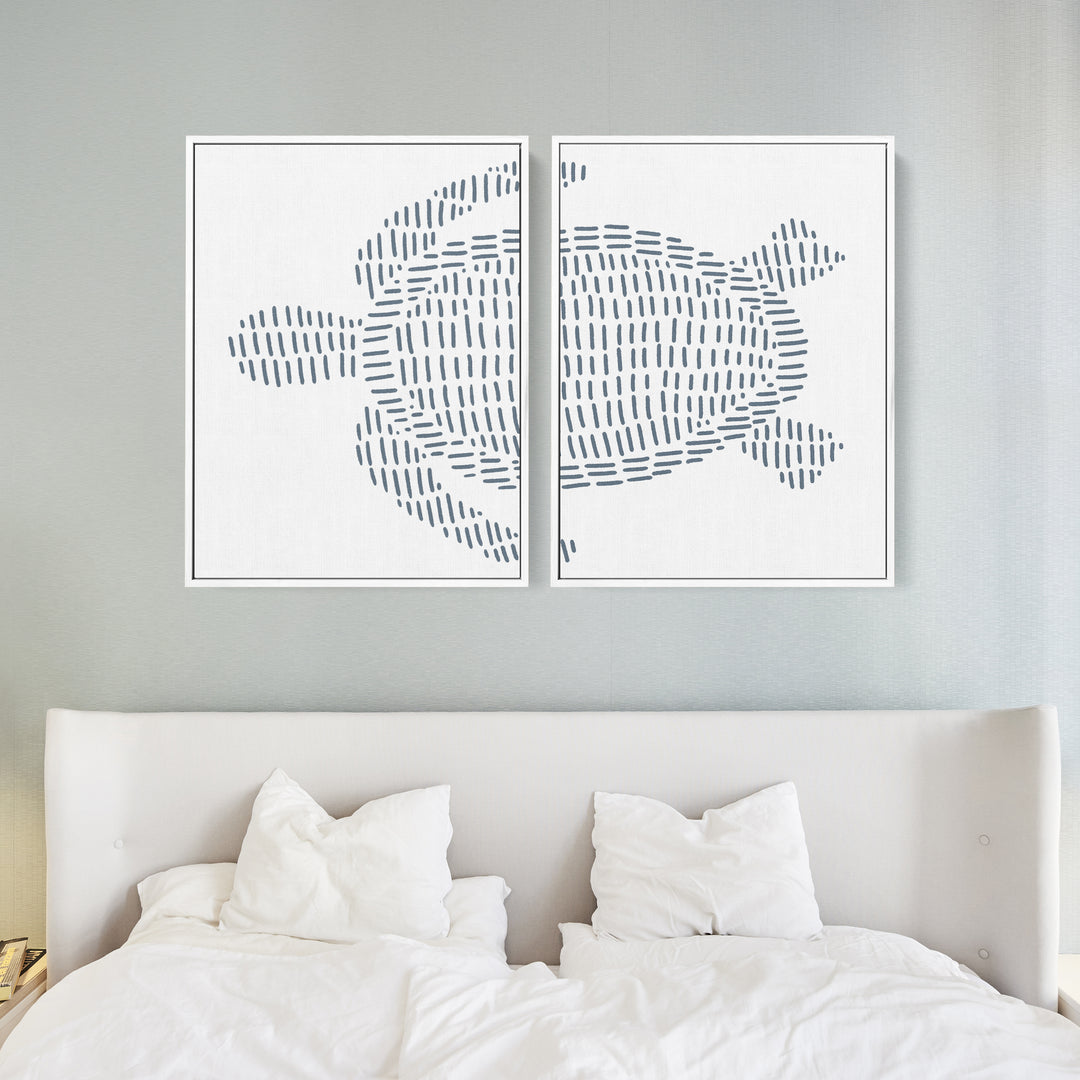 Sea Turtle Illustration - Set of 2 - Jetty Home
