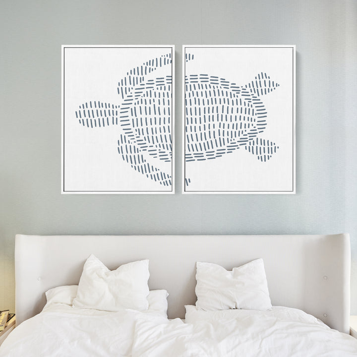 Sea Turtle Illustration - Set of 2 - Jetty Home