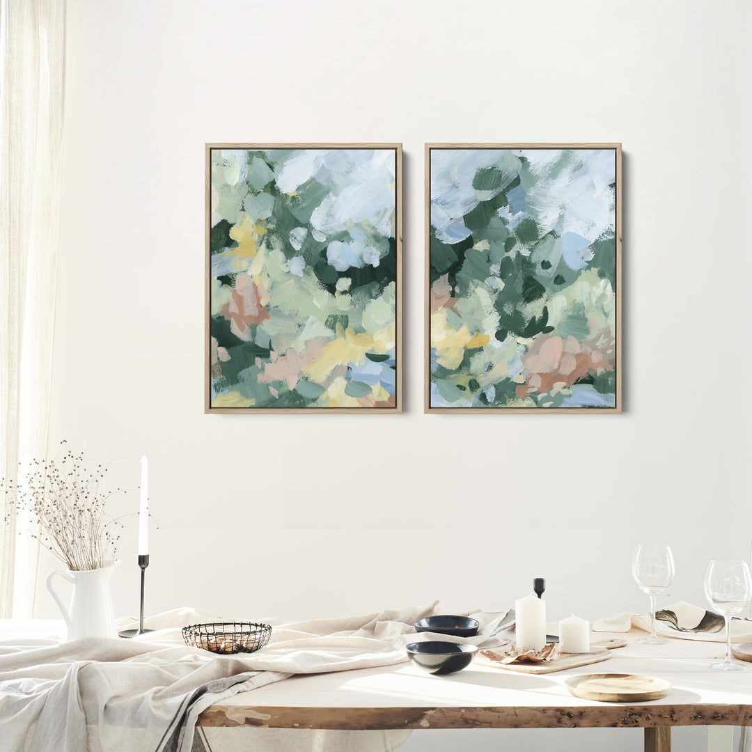 Floral Echoes Diptych - Set of 2 - Jetty Home