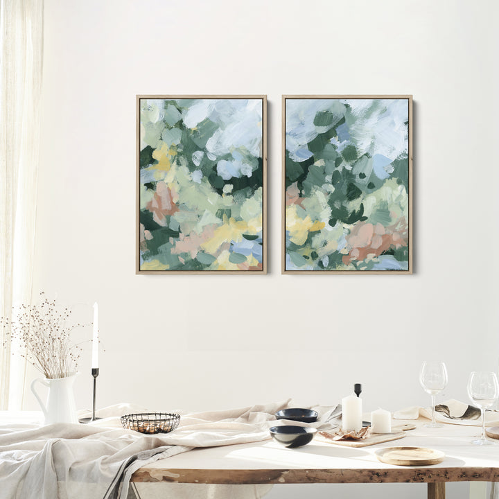 Floral Echoes Diptych - Set of 2 - Jetty Home