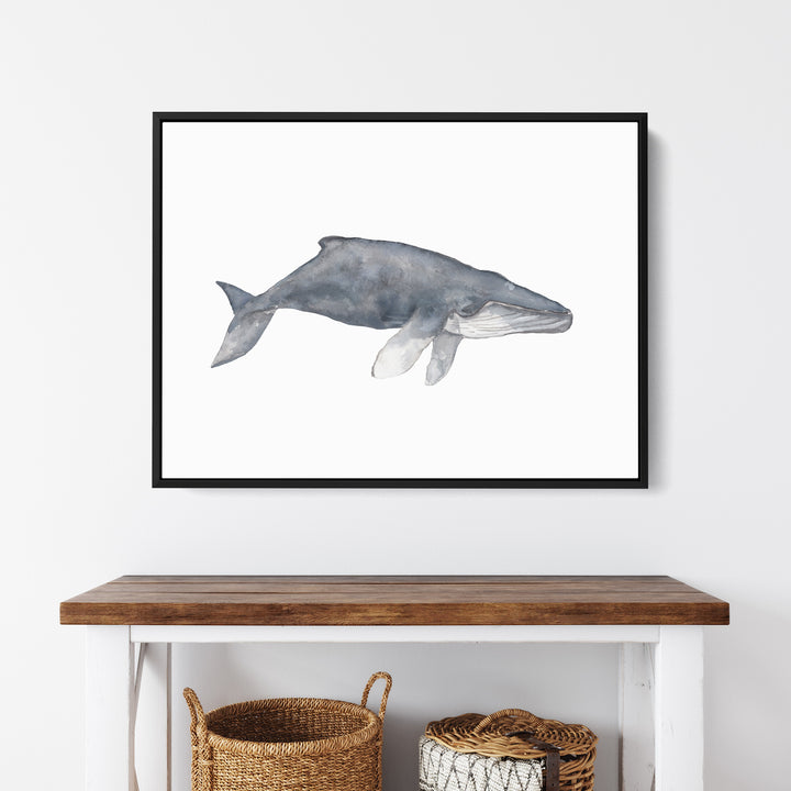 Watercolor Humpback Whale Painting - Jetty Home