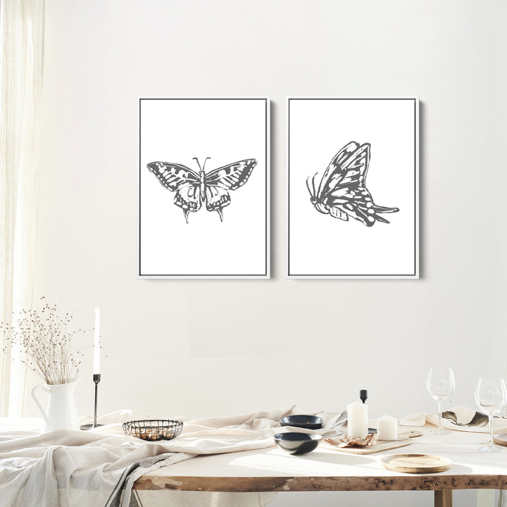 Butterfly Study - Set of 2 - Jetty Home