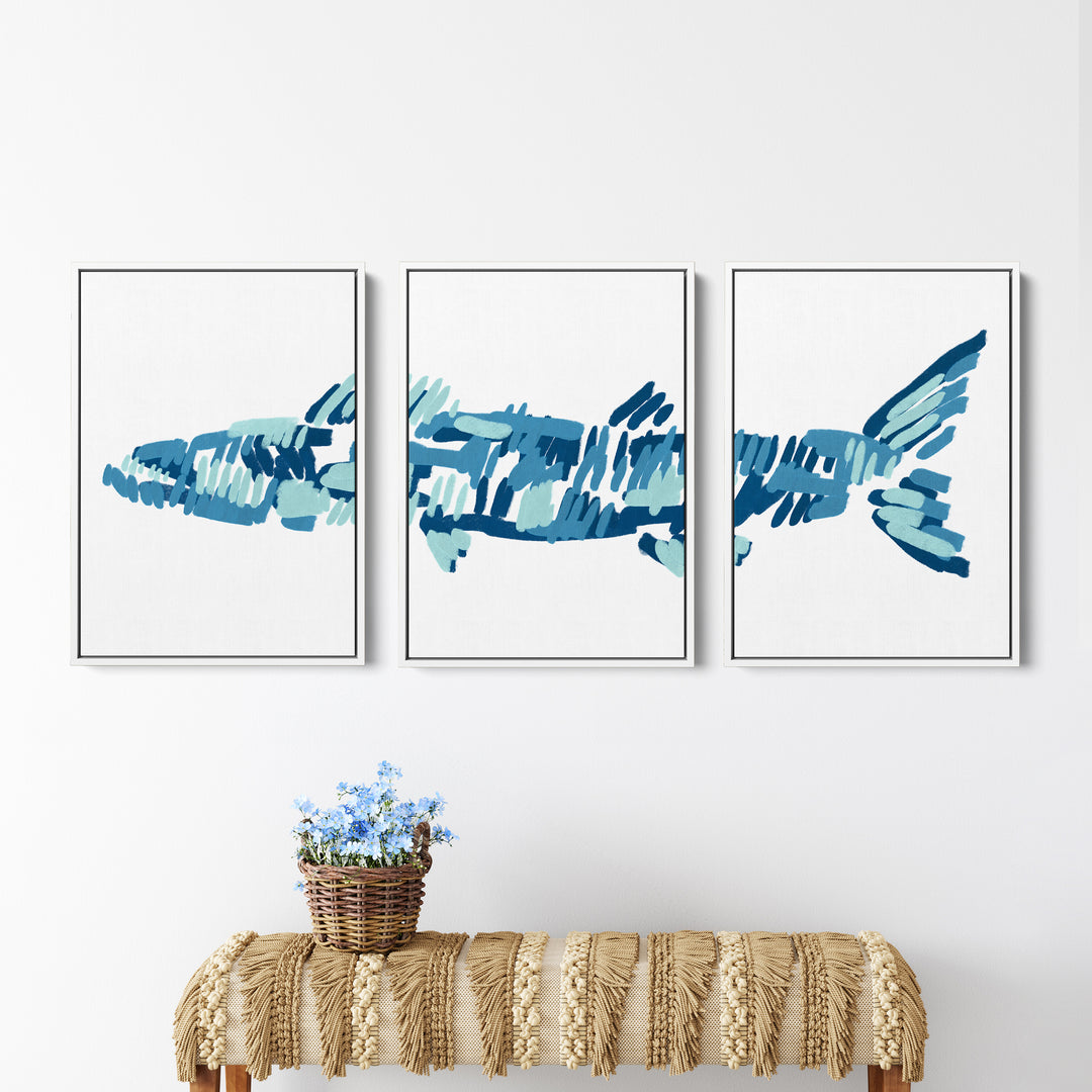The Barracuda Triptych - Set of 3