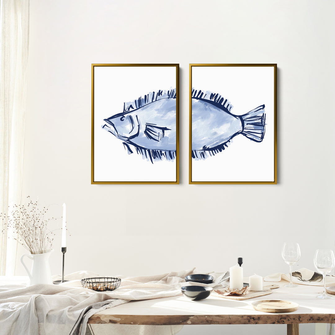 Fluke Study Diptych - Set of 2 - Jetty Home