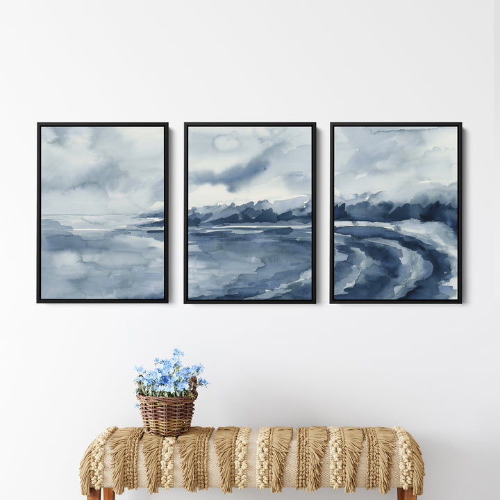The Quiet Cove Triptych - Set of 3