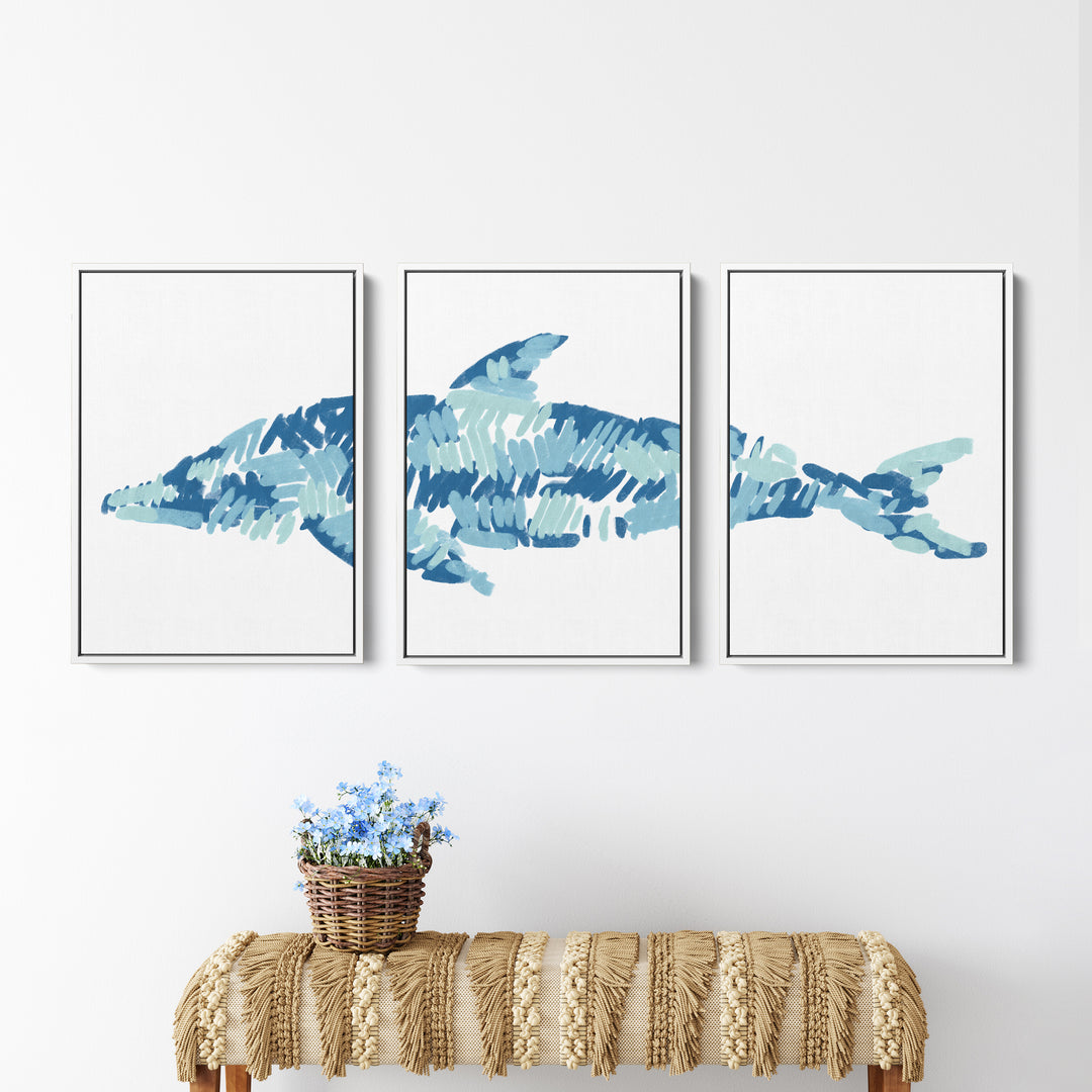 The Dolphin Triptych - Set of 3