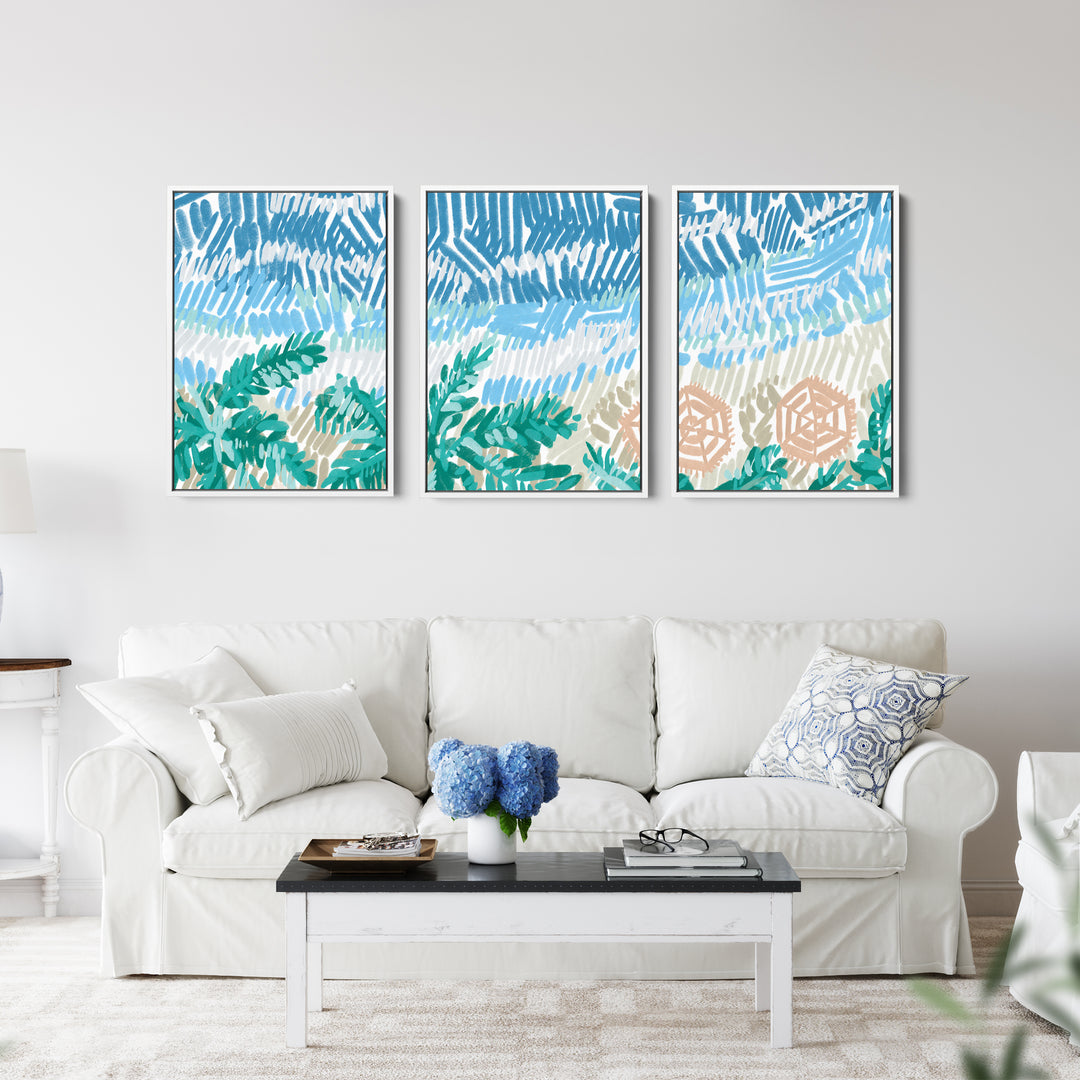 Between Tidelines Triptych - Set of 3