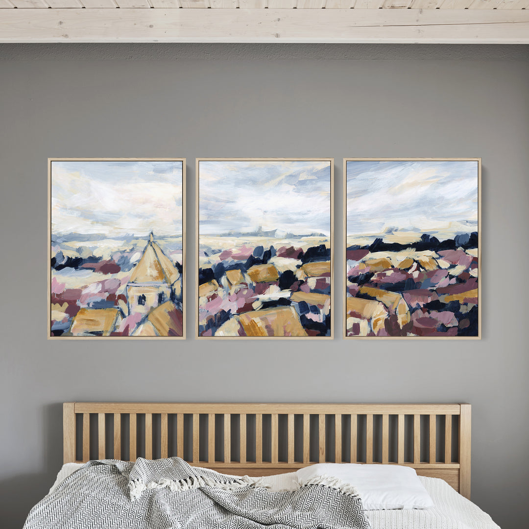Faded Facades Triptych - Set of 3 - Jetty Home