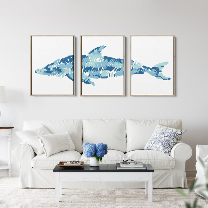 The Dolphin Triptych - Set of 3