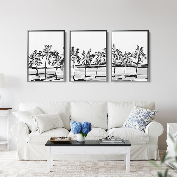 Black & White Island Views - Set of 3 - Jetty Home