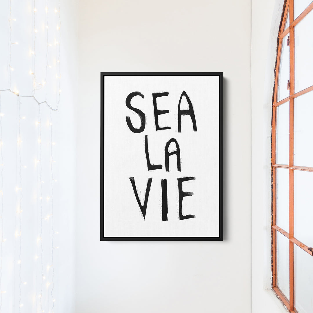 Black & White Sea La Vie - Jetty Home