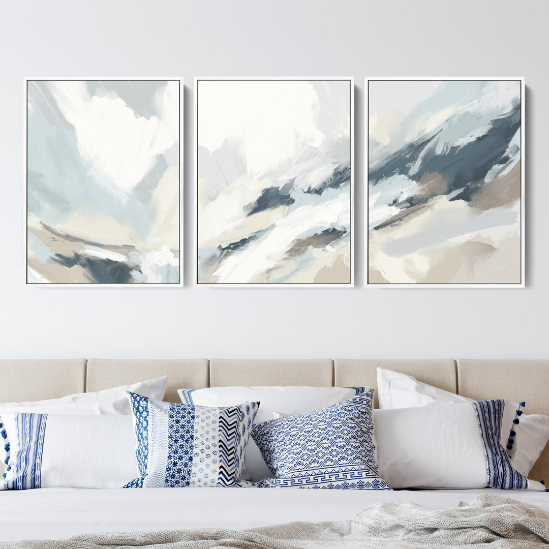 Wave Churn Triptych - Set of 3