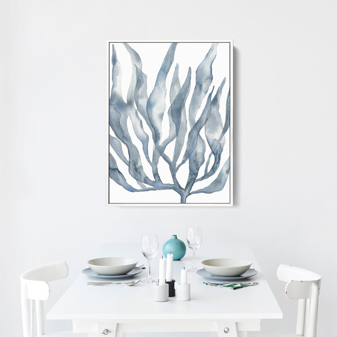 Blue Watercolor Seaweed Painting No. 2 - Jetty Home