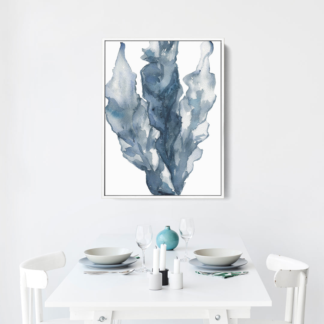 Blue Sea Lettuce Watercolor No. 2 - Jetty Home