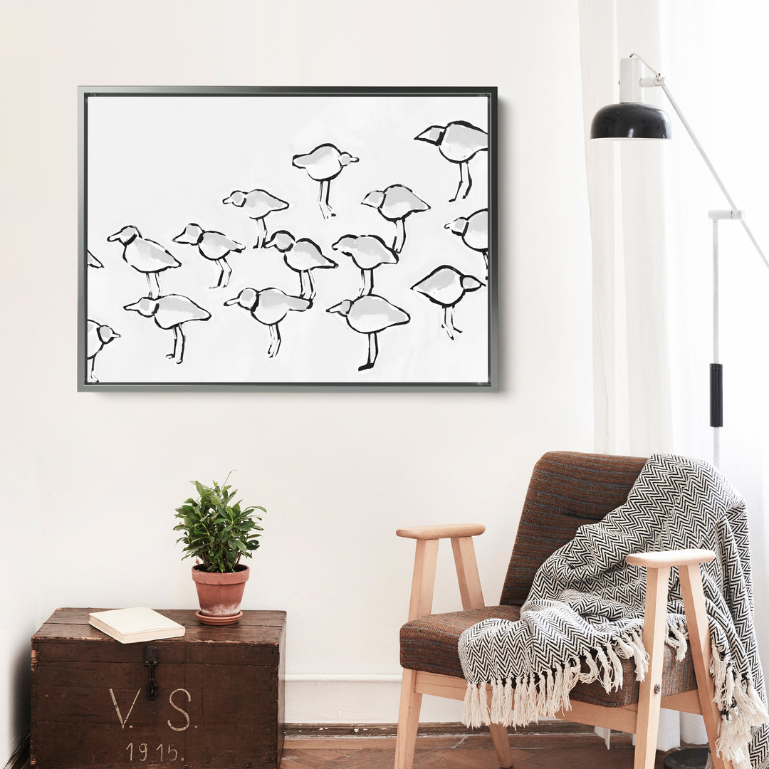 Black & White Piping Plover - Jetty Home