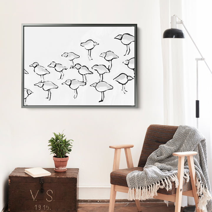 Black & White Piping Plover - Jetty Home