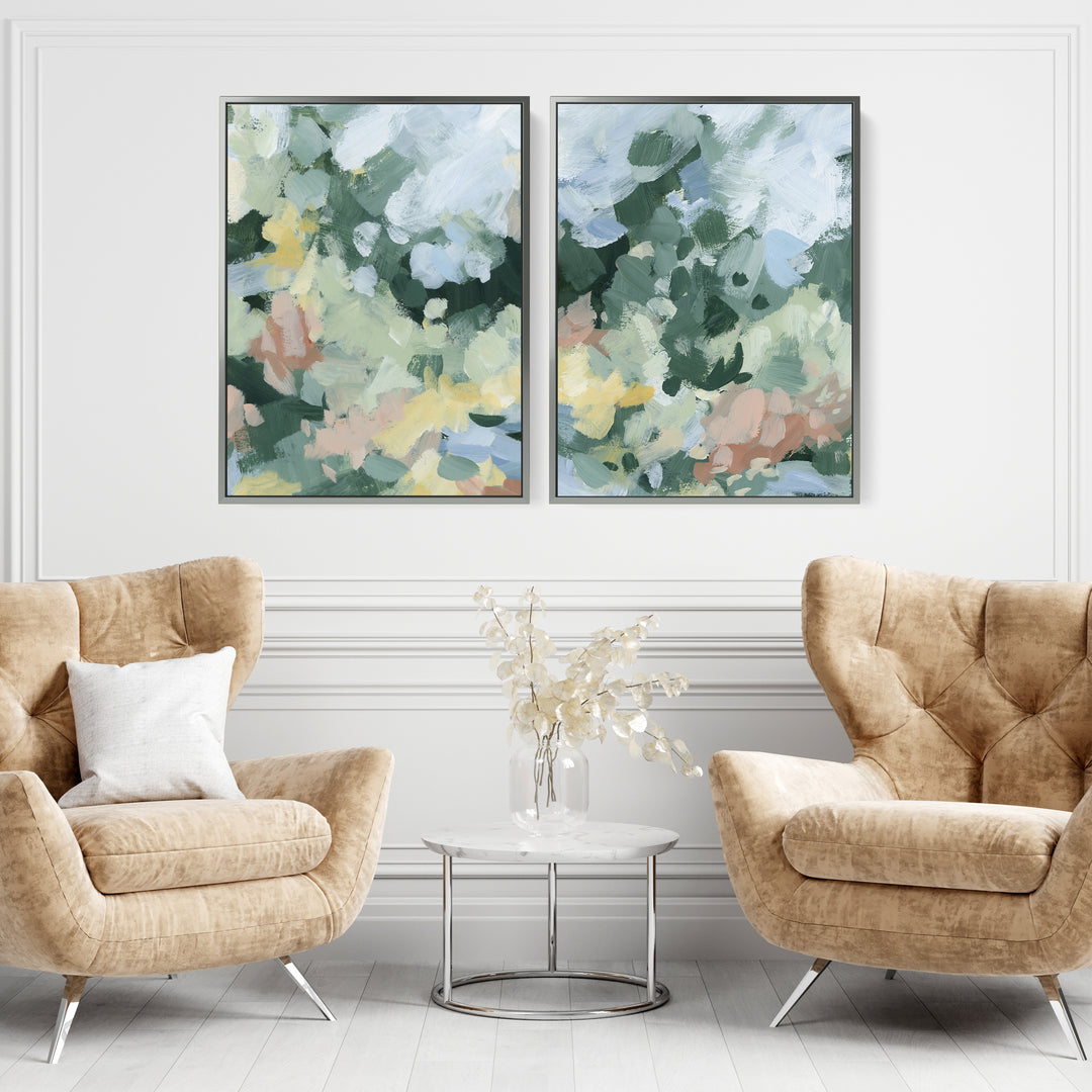 Floral Echoes Diptych - Set of 2 - Jetty Home