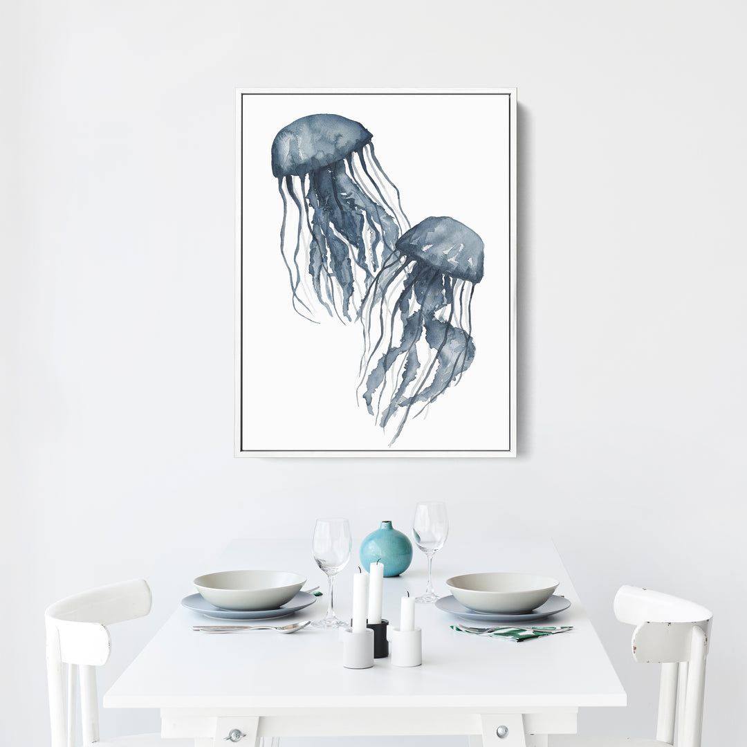 Navy Blue Jellyfish Duo - Jetty Home