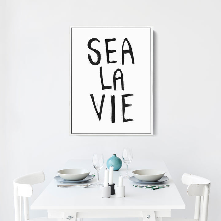 Black & White Sea La Vie - Jetty Home