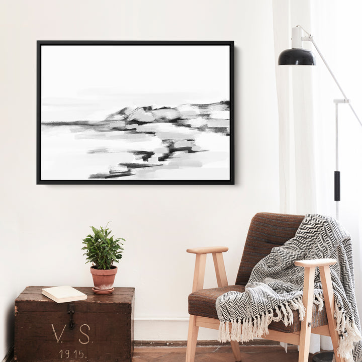 Black & White Across the Shoreline - Jetty Home