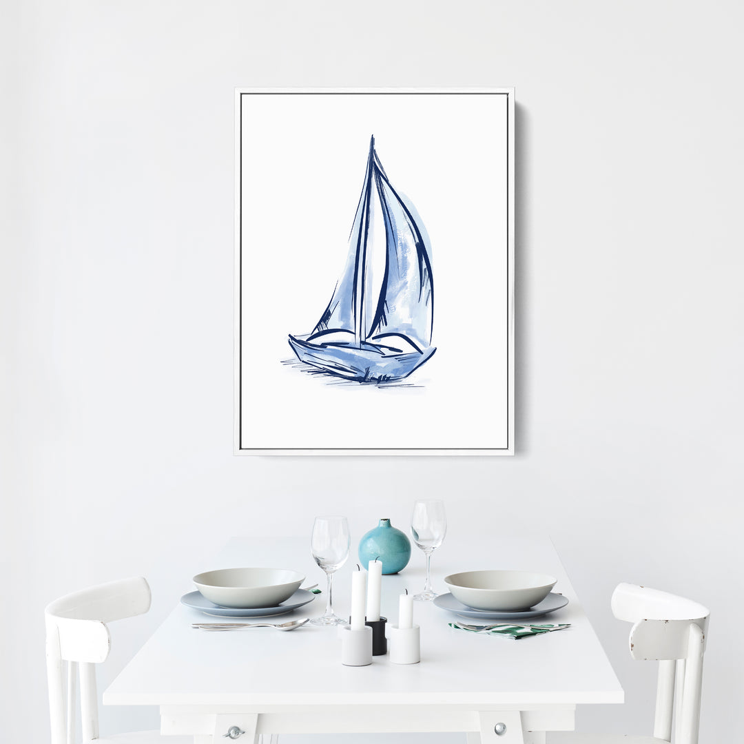 The Blue Sailboat, No. 1 - Jetty Home