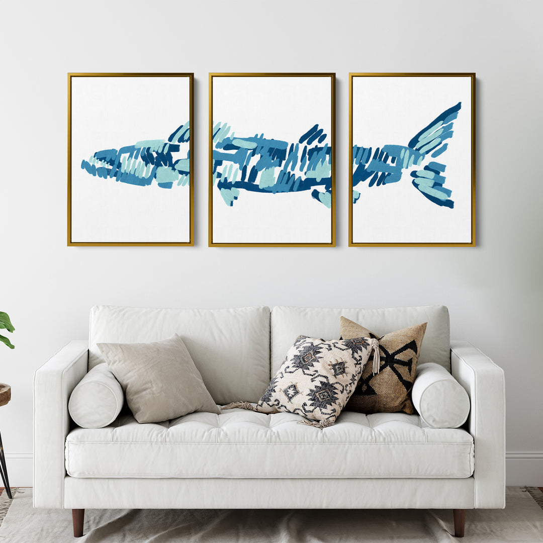 The Barracuda Triptych - Set of 3
