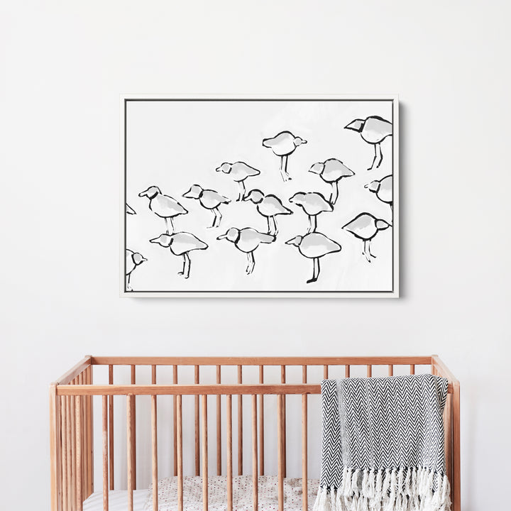 Black & White Piping Plover - Jetty Home