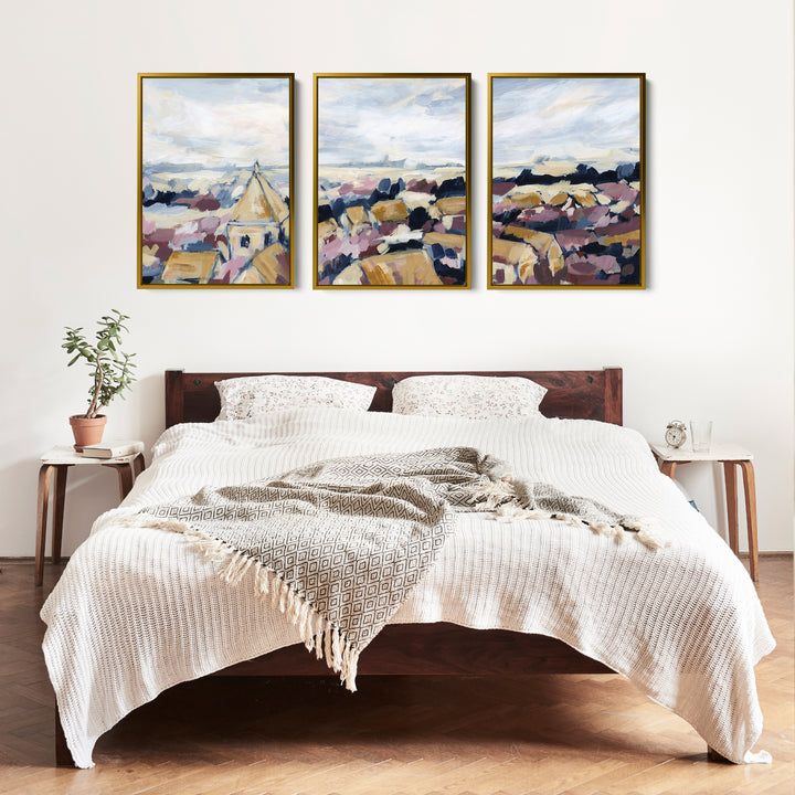 Faded Facades Triptych - Set of 3 - Jetty Home