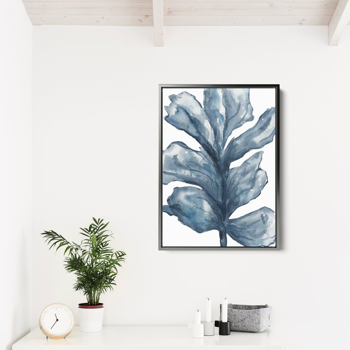 Blue Sea Lettuce Watercolor No. 1 - Jetty Home