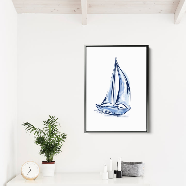 The Blue Sailboat, No. 1 - Jetty Home
