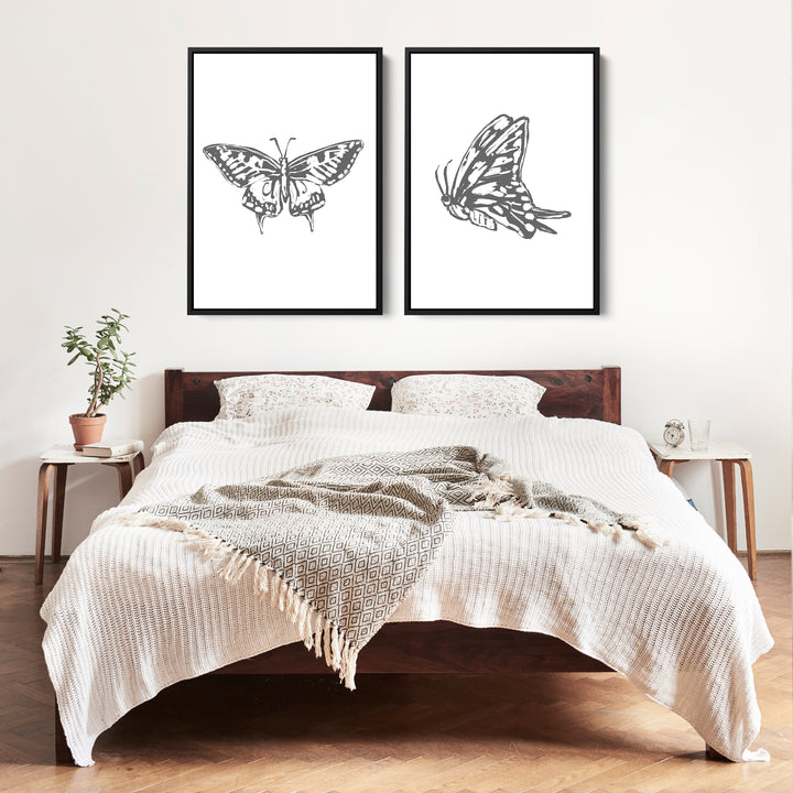 Butterfly Study - Set of 2 - Jetty Home