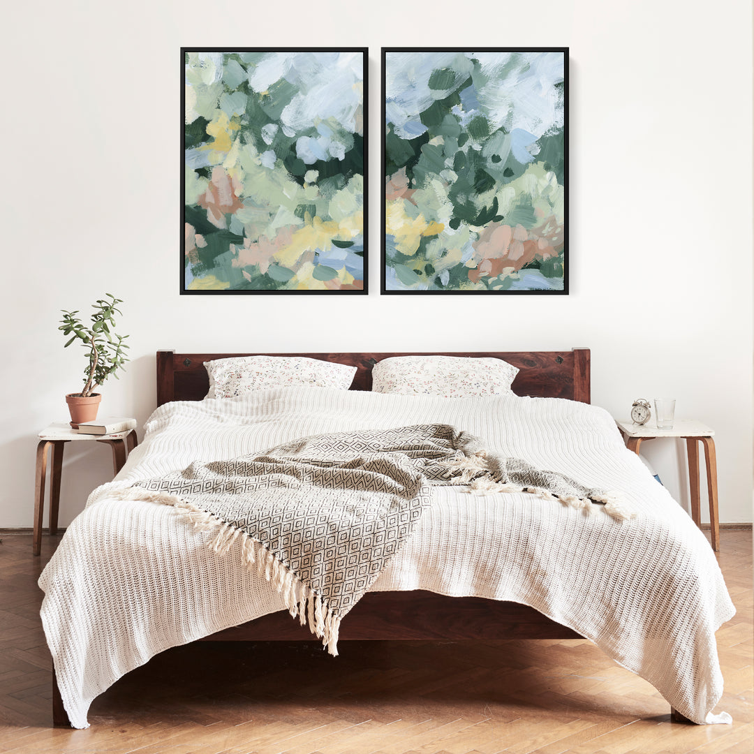 Floral Echoes Diptych - Set of 2 - Jetty Home