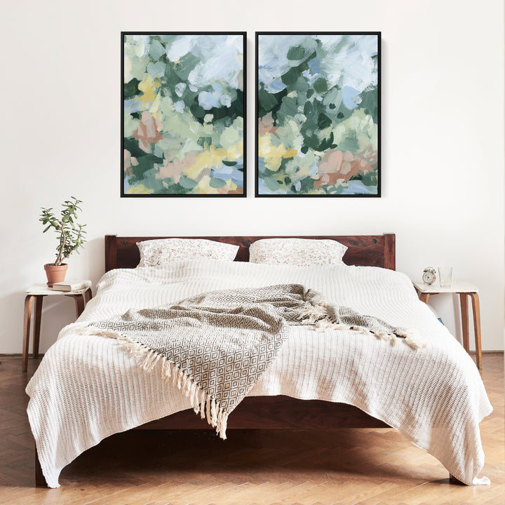 Floral Echoes Diptych - Set of 2 - Jetty Home
